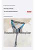 Aluminum Alloy Telescopic Folding Fish Net with Triangular Bag for Portable Wild Fishing
