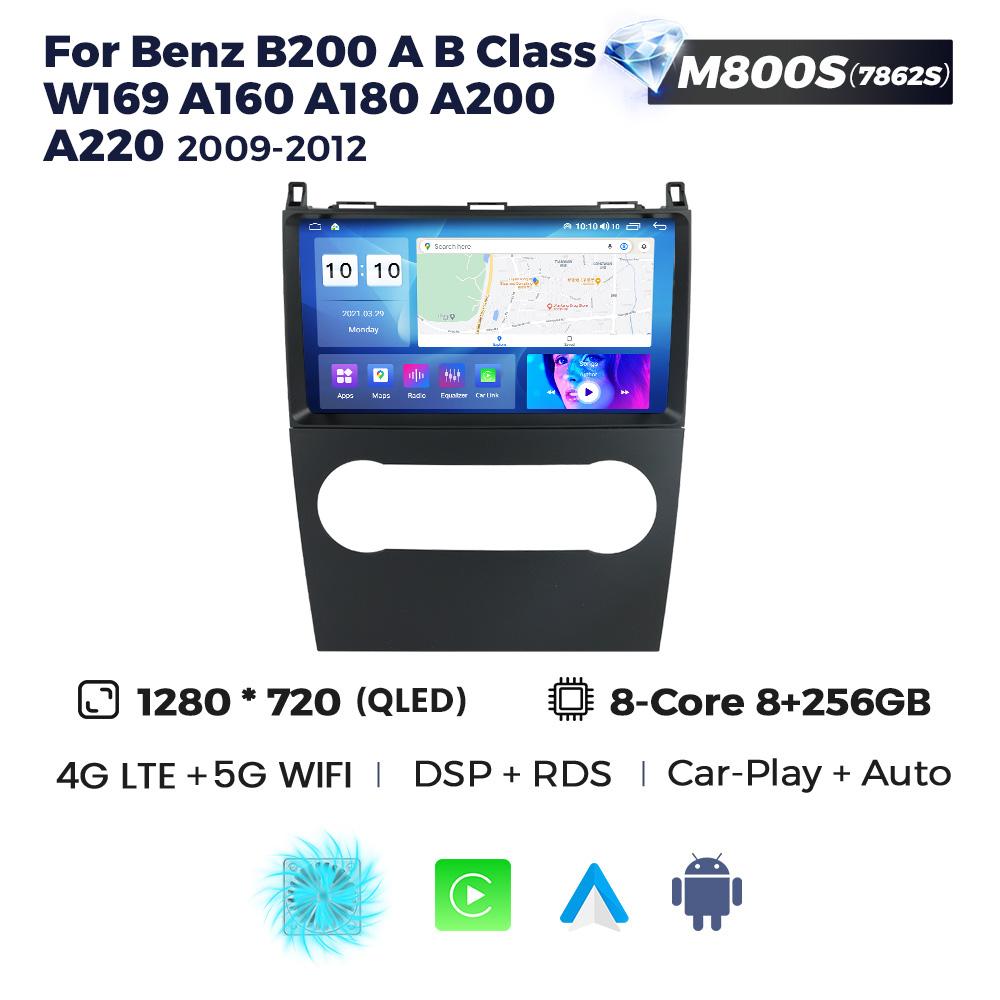 Navifly 8G + 256G Android Auto Autoradio Multimedia-Player GPS Für Mercedes Benz B200 AB Klasse W169 A160 A180 A200 A220 2009-2012