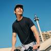 Li Ning Cool Tea T-shirt Casual Klimmen Fitness Ronde Hals Veelzijdig Sneldrogend Koel Comfortabel Ademend Korte Mouw Heren T-shirts Zwart ATSV645-2