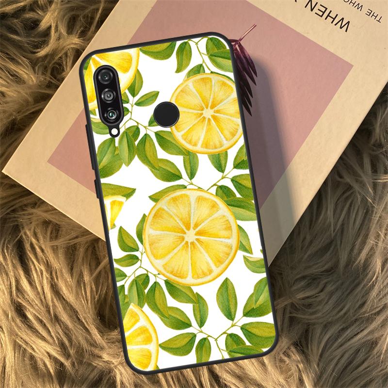Fruit Lemon For Huawei Nova Y90 Y60 Y61 Y70 Y72 Y73 Y91 3i 7i 8i 11i 12i 9 10 SE P20 P30 P40 Lite Case