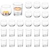Clear Candle Holders for Table Centerpiece, Round Glass Votive Candle Holders Modern Small Tea Lights Candle Holder, Decorative