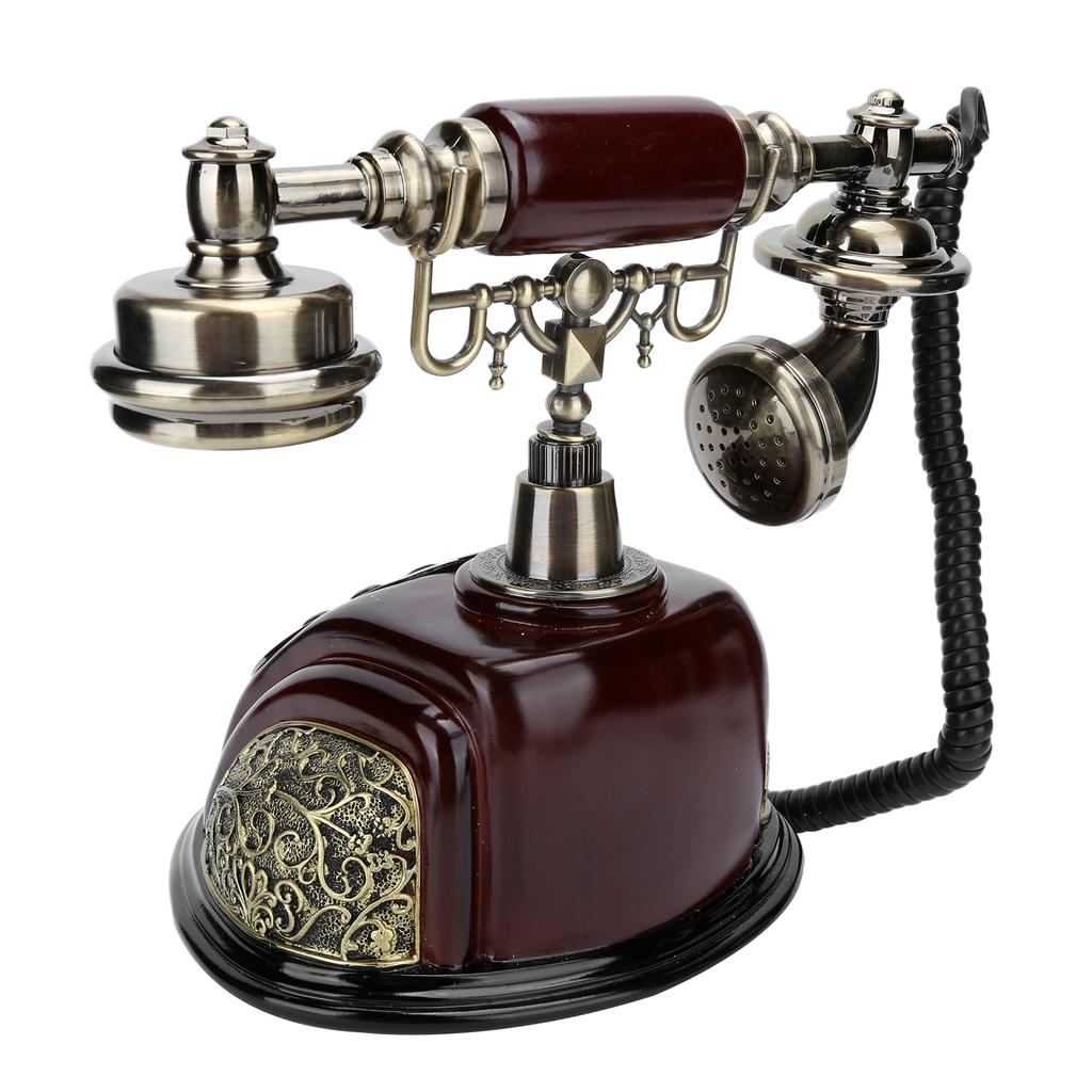 CTN8028 Vintage Desk Telephone Multifunction ABS Landline Phone with ReDial Flash