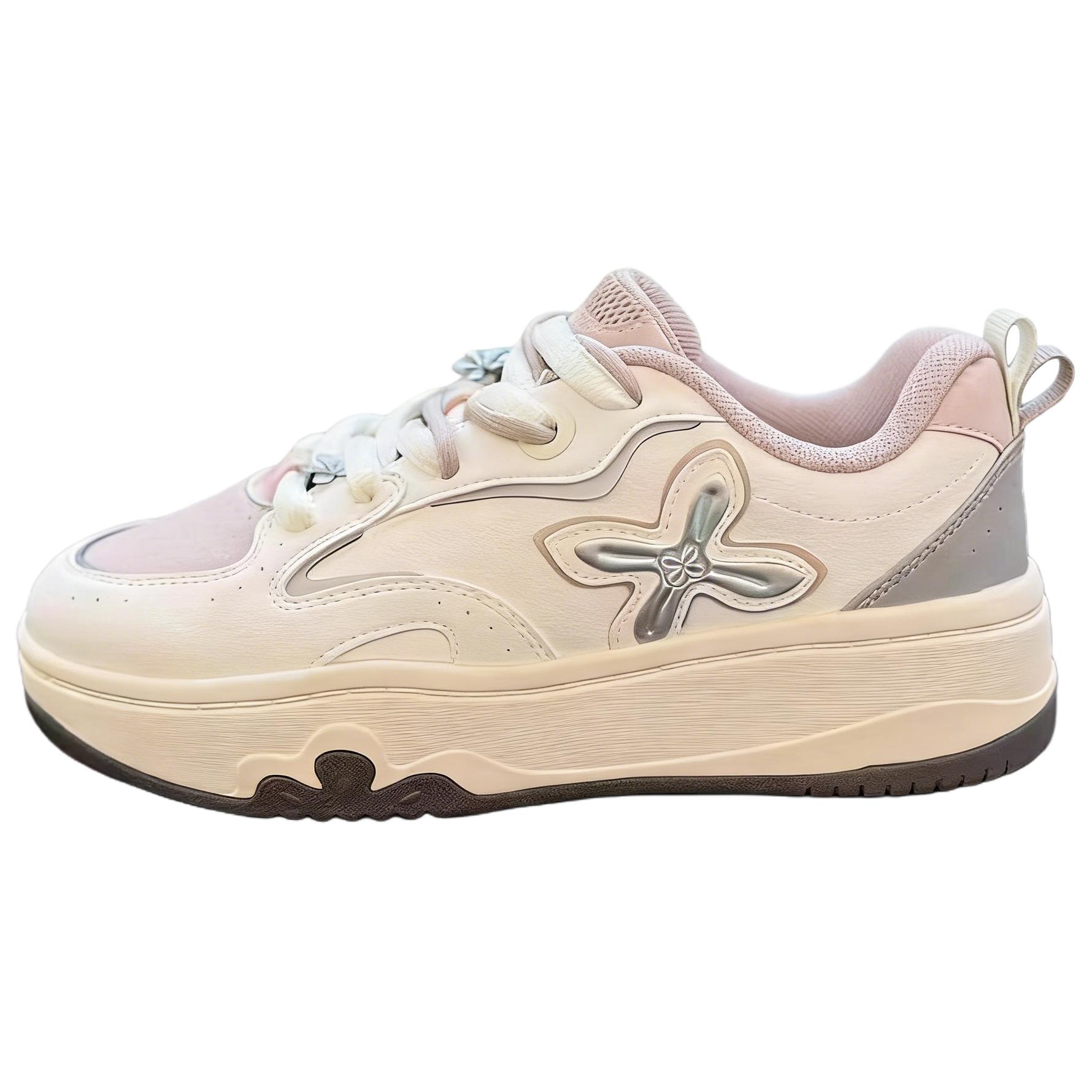 

Anta Sports Low-Top Skate Shoes Women sneaker White Purple Gray 122628032-1 36