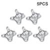 5Pcs Corner Brackets Screws L-Shaped Butterfly Support Connector Removable Combination Fasteners Right Angle Bracket Corner Code