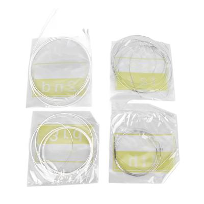 8 st Mandolinsträngar Silverpläterad Kopparlegering Klar Vacker Klang Mandolinsträngset