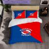 Set Biancheria da Letto Calcio Blackburn Rovers 3 Pezzi Morbido Copripiumino con Federe Set Decorazione Camera da Letto per la Casa