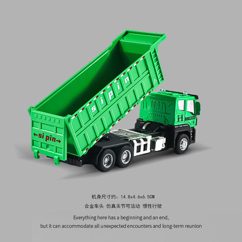 Legierung Müllwagen Spielzeug Kehren und Clearing Yuncheng Sanitär LKW Engineering Klassifizierung Eimer Kinder Jungen Sprinkler