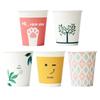 500-Piece Pack of Thickened Disposable Paper Cups for Home & Commercial Use, Suitable for Drinking Water or Tea, Customizable with Printed Logo.