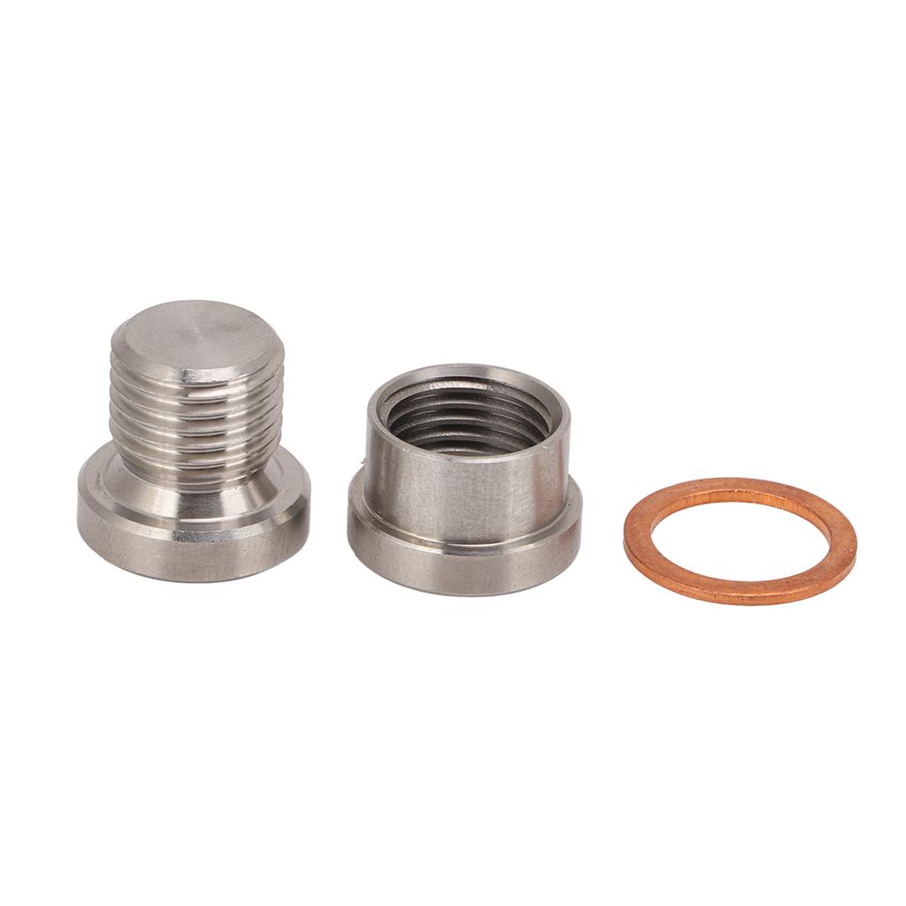 Automotive Oxygen Sensor Adapter Metal Car Accessories Electro Galvanized High Strength M12x1.25