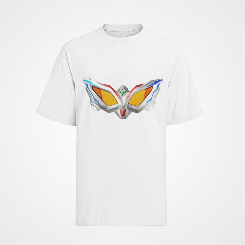 

Asian Ultraman Serie Maske Power Ranger Herren Bio T-Shirt Baumwolle L