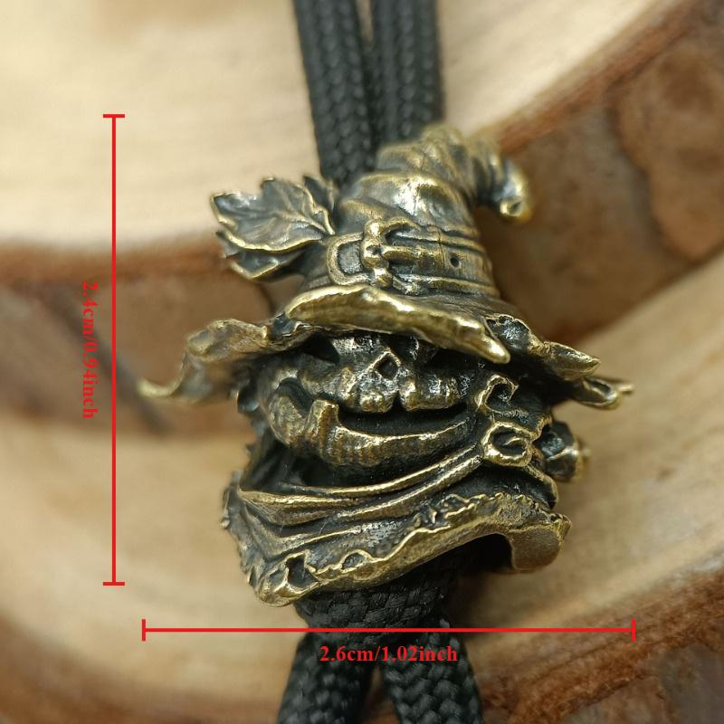 1pcs 6mm Hole Vintage Brass Traveller Keychain Pendant Backpack Pendant Vintage Brass Crafts Classic Brass Vintage Brass Crafts Miniature Ornaments