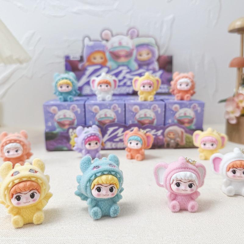 12pcs/Set Anime WAKUKU Blind Box Cartoon Characters Figure Toy Dolls For Fans Children Christmas Birthday Gift