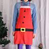 Merry Christmas Apron Natal 2021 Noel Ornaments Christmas Decoration for Home Xmas Pinafore for Kids Adults Navidad Santa