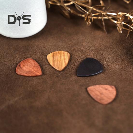 Cutie de alegere pentru chitară din lemn Părți pentru chitară Suport portabil pentru pletru pentru chitară Carcasă organizatoare pentru muzicieni Depozitare zilnică de călătorie