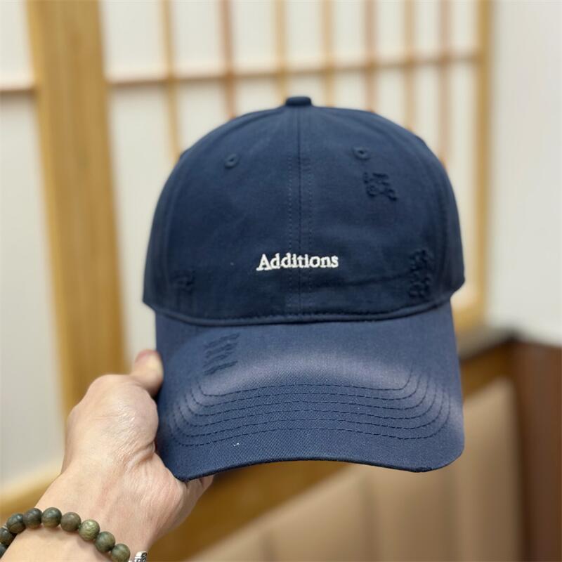 Spring And Summer Letter Embroidery Baseball Cap Children Washed Soft Top Cap Men'S Versatile Sunshade Sunscreen Cap
