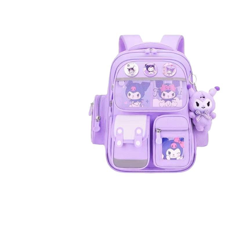 Leichter, rückenschonender Rucksack für Grundschulmädchen - Großes Fassungsvermögen Nezha-Design