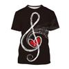 3D Printing New Fashion Pattern T-shirt Fashion Personality Men's/women's Harajuku Casual Round Neck Short-sleeved T-shirt