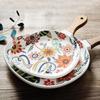 VAKADA Irregular Deep Ceramic Salad Bowl