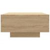  Coffee Table, Sonoma Oak 90x60x31 Cm, Wood-based Material