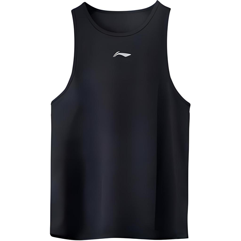 Li Ning Comfortable Sports Casual Running Basketball Fitness Loose Vest Unisex Vests Black Silver LWTU014-2