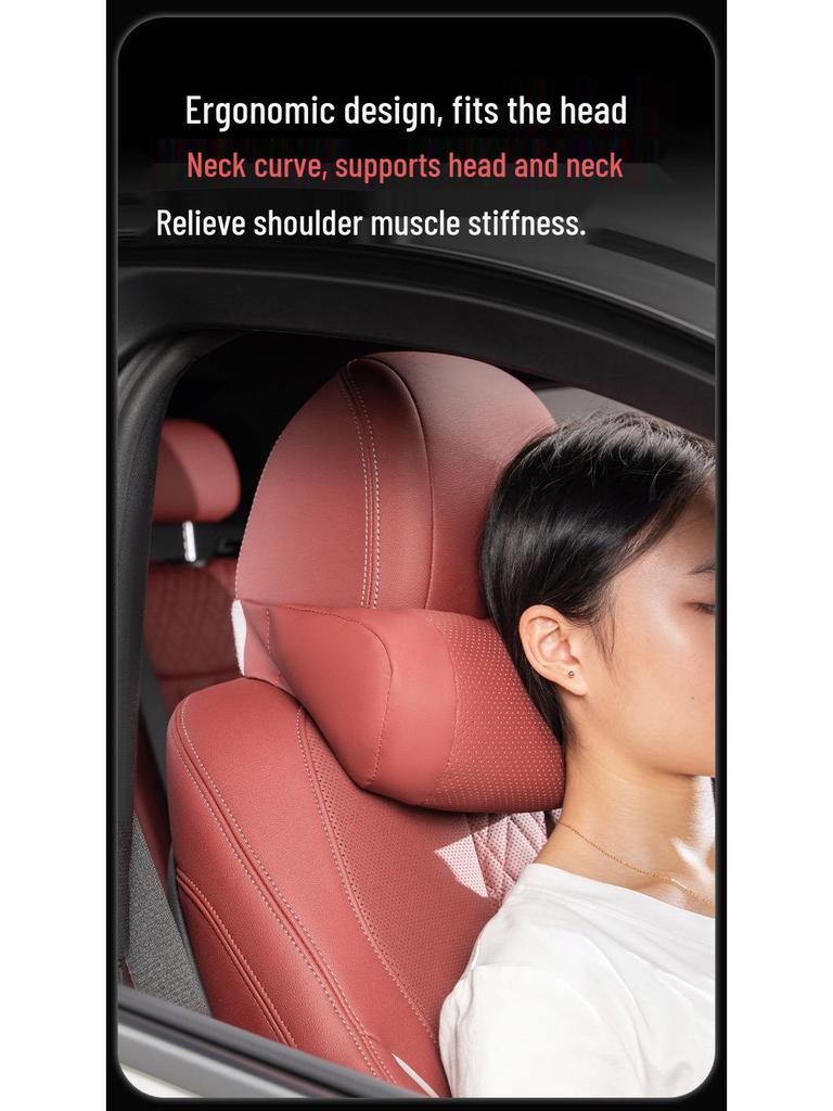 Compatible with Denza D9/N7/N8/X car headrests, neck pillows, and lumbar supports; ideal for all-season interior use.