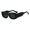Cross-Border Square Frame Fashion Wide Leg Sunglasses for Women & Men - Trendy High-End Selfie Accessory