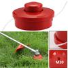 Red/Black Universal Petrol Trimmer Head Bump Feed Line Spool Cutter Plastic Trimmer Head Replacement Lawnmower Parts