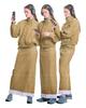 PARTIMENTO WOMEN Frill Double Layered Maxi Skirt_Khaki