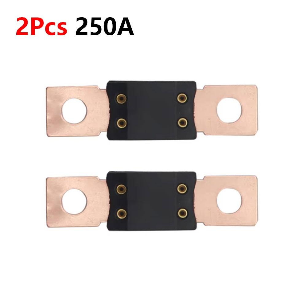 2Pcs 30A-500A ANL Car Fuse 32V Automotive Fuse Durable MEGA Fuse  for Car Audio Marine Boat