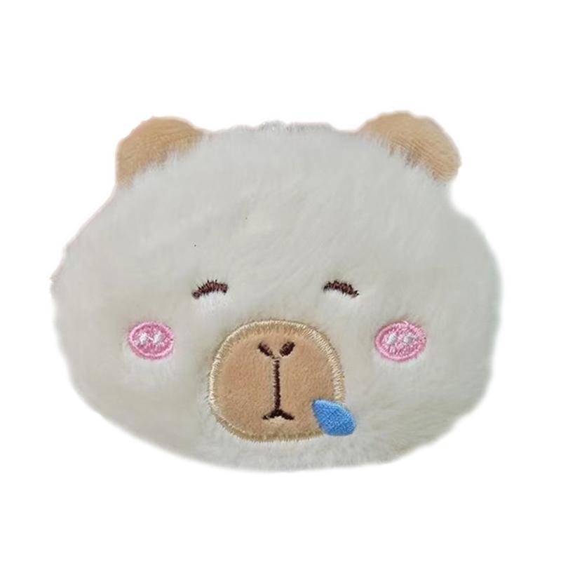 

Cute Capybara Plush Keychains Kawaii Fluffy Capibara Bag Pendant Lovely Things Fashion Car Pendant Stuffed Soft Birthday Gift