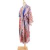 Bohemian Beach Kimono Cover Ups für Frauen Pfau bedruckt Wickelkleider Sommer Badeanzug Cape Urlaub Badeanzüge