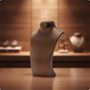 Refined Jewelry Display Bust | Smooth Solid Finish, Upright Torso Shape, Necklace Bust, for