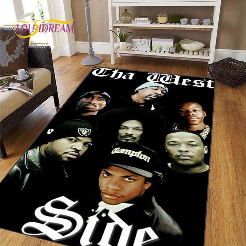 Music Star Rectangle Hip-Hop Carpet for Living Room Bedroom Rug Kitchen Kids Door Unslip Floor Mats Gift Photography Props Rug