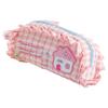 Cute Embroidery Pencil Case, Capable of Holding 45 Pens, with Built-in Two-layer Compartments for Portable Handheld Design