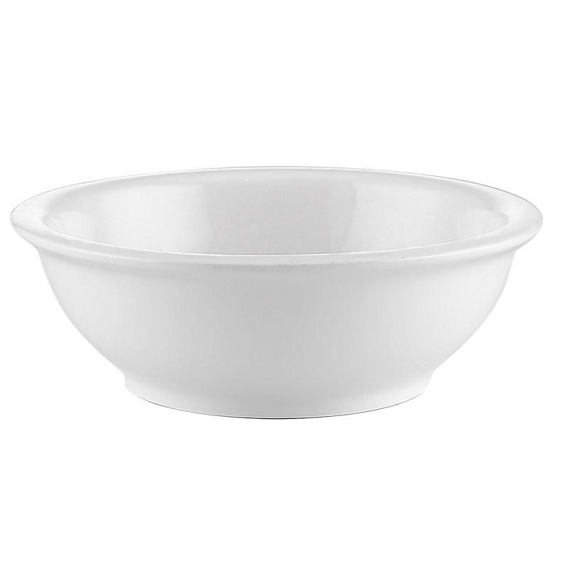 Large Pure White Ceramic Soup Bowl for Home or Restaurant.