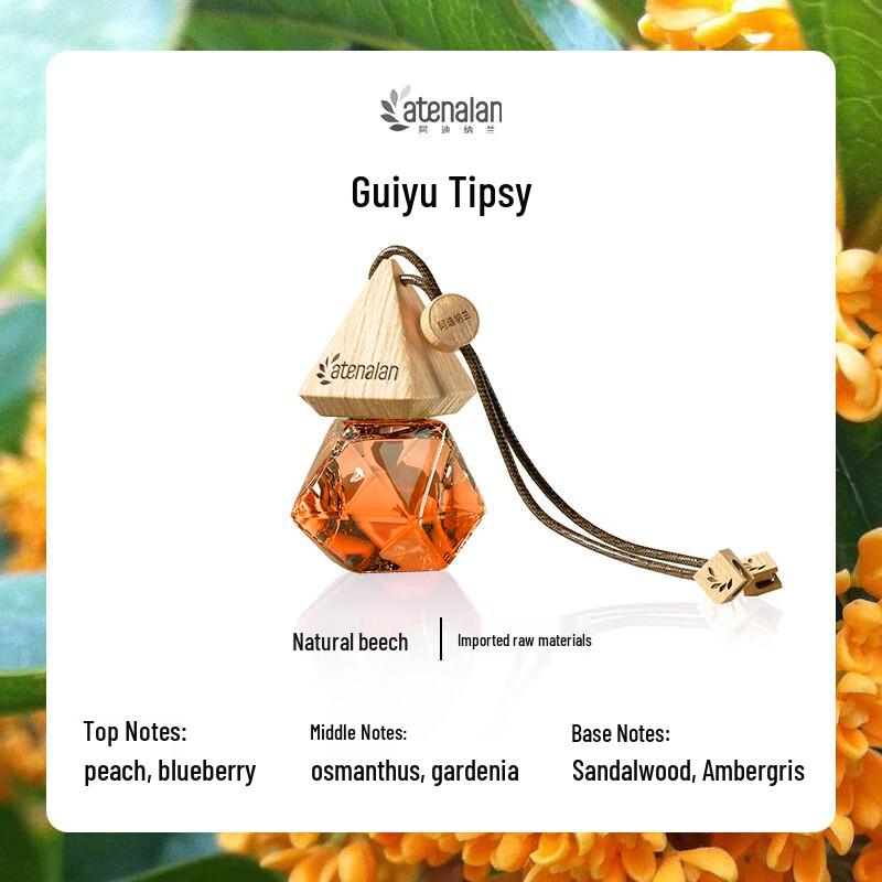 Ally Car Aromatherapy Hanging Diffuser - Osmanthus Fragrance