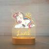 Personalized Children Animal Night Light Custom Acrylic Lamp Baby Kids Bedroom Decoration Neonate Birthday Christmas Gift