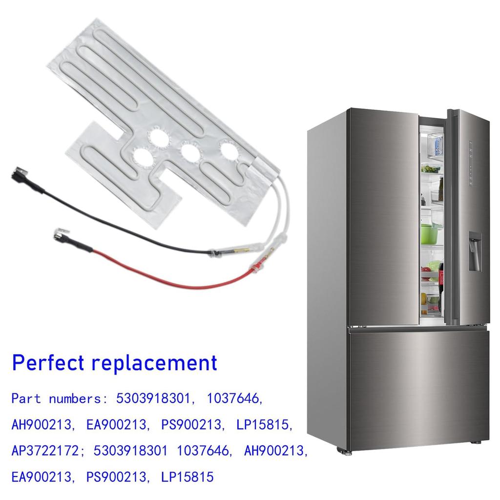 Kühlschrank Garagenheizung Set Metall Textur Heizteil Kühlschrank Ersatz Geeignet für 5303918301 AP3722172 PS900213