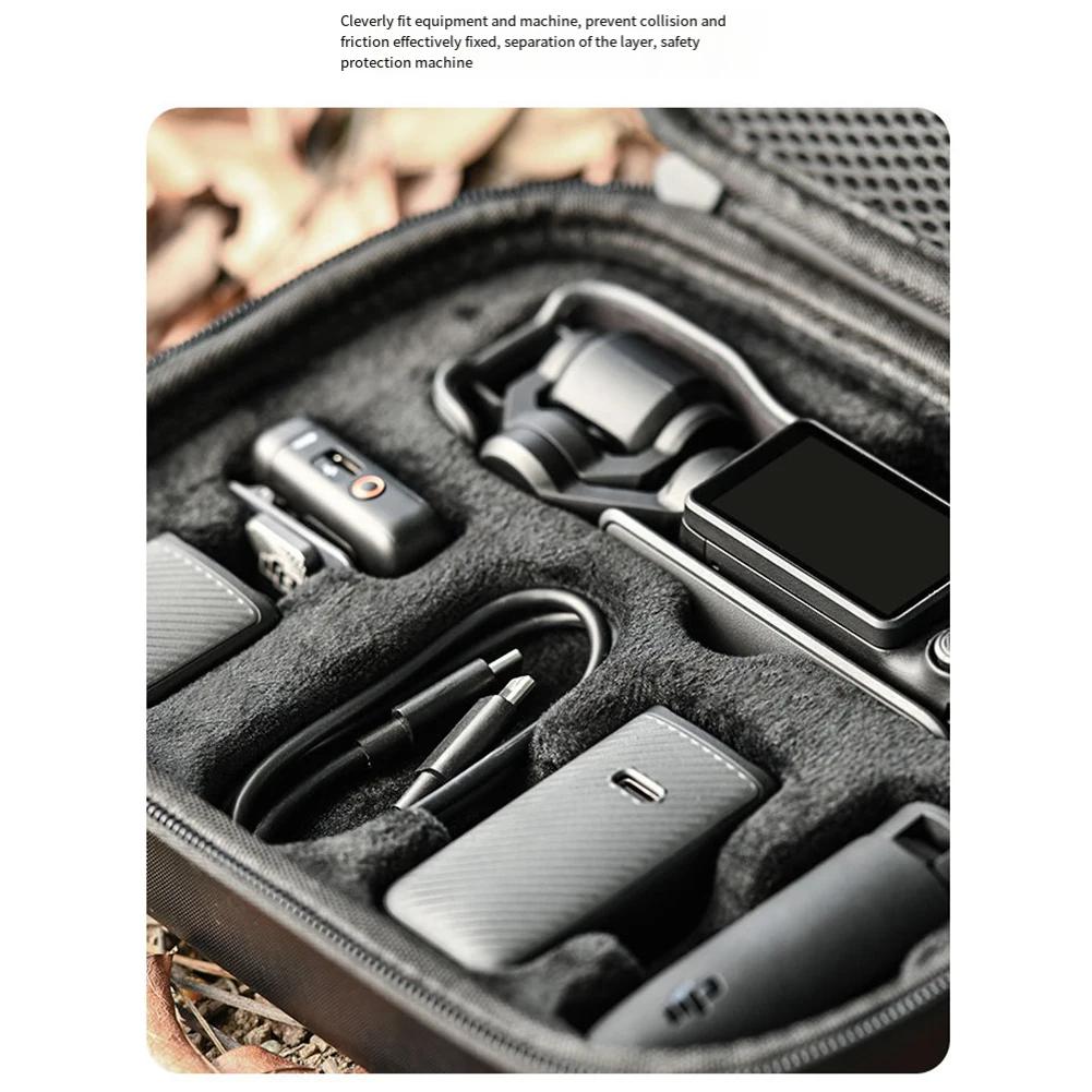 Compact Shockproof Waterproof Carrying Case For DJI For Osmo Pocket 3 Camera Accessories With Organized Storage Compartments