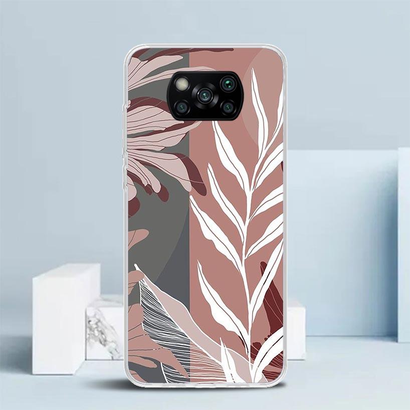 Abstract Women Face Line Phone Case For Xiaomi Poco F7 Ultra X5 X6 X7 Pro M7 Redmi 15C 15 13C 13 12C 12 10C 10 10A 9 9C 9A 9T Co