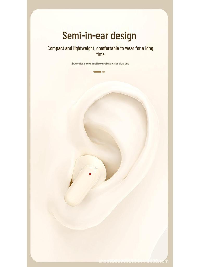 Fones de Ouvido Bluetooth Sem Fio BT03 para Dormir - Modelo Mini Intra-auricular 2024, Som de Alta Qualidade