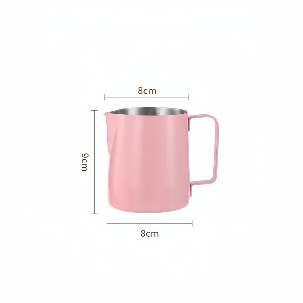 350/600ML Coffee Milk Frothing Pitcher Jug 304 Stainless Steel Precise Scale High Quality Latte Barista Professional CafeUtensil