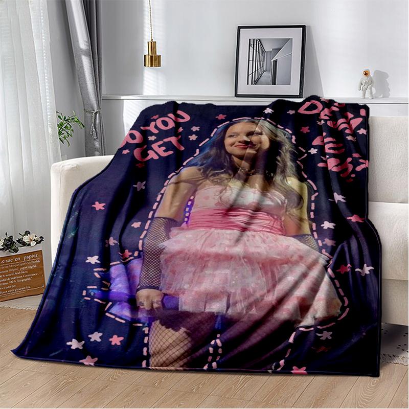 OR Olivia Rodrigo SOUR GUTS 3D Singer Soft Flannel Blanket for Beds Bedroom Sofa,Throw Blanket for Cover Gift Office Picnic