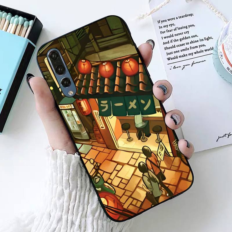 Japanese Style Art Phone Case for Huawei P30 40 20 10 8 9 lite pro plus Psmart2019