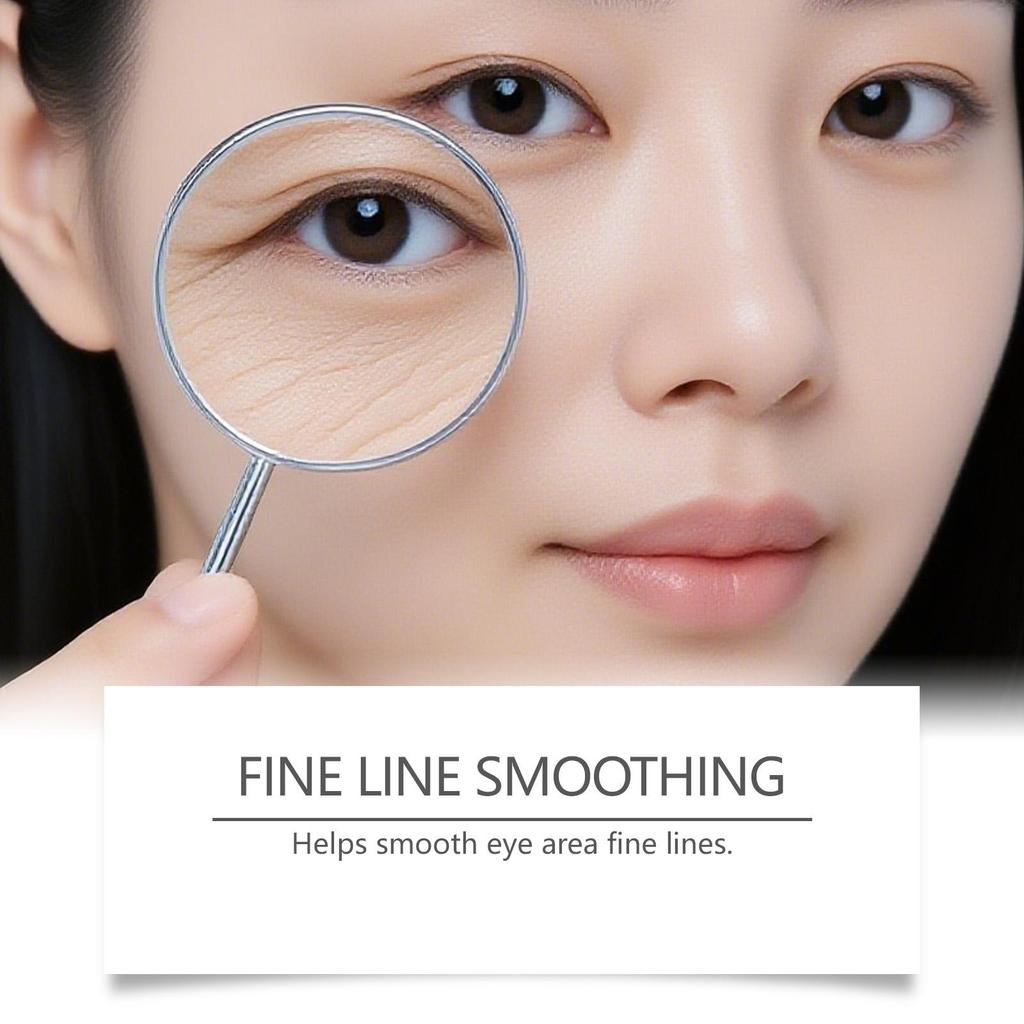 Eye Cream Stick with Birch Oil Hyaluronic Acid Depuffing Roller Dark Circle Treatment Cooling Massage for Anti Fatigue Eye Care