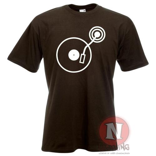 Dj Turntable TShirt Ibiza Club Party Old School Style Rave Edm Cool