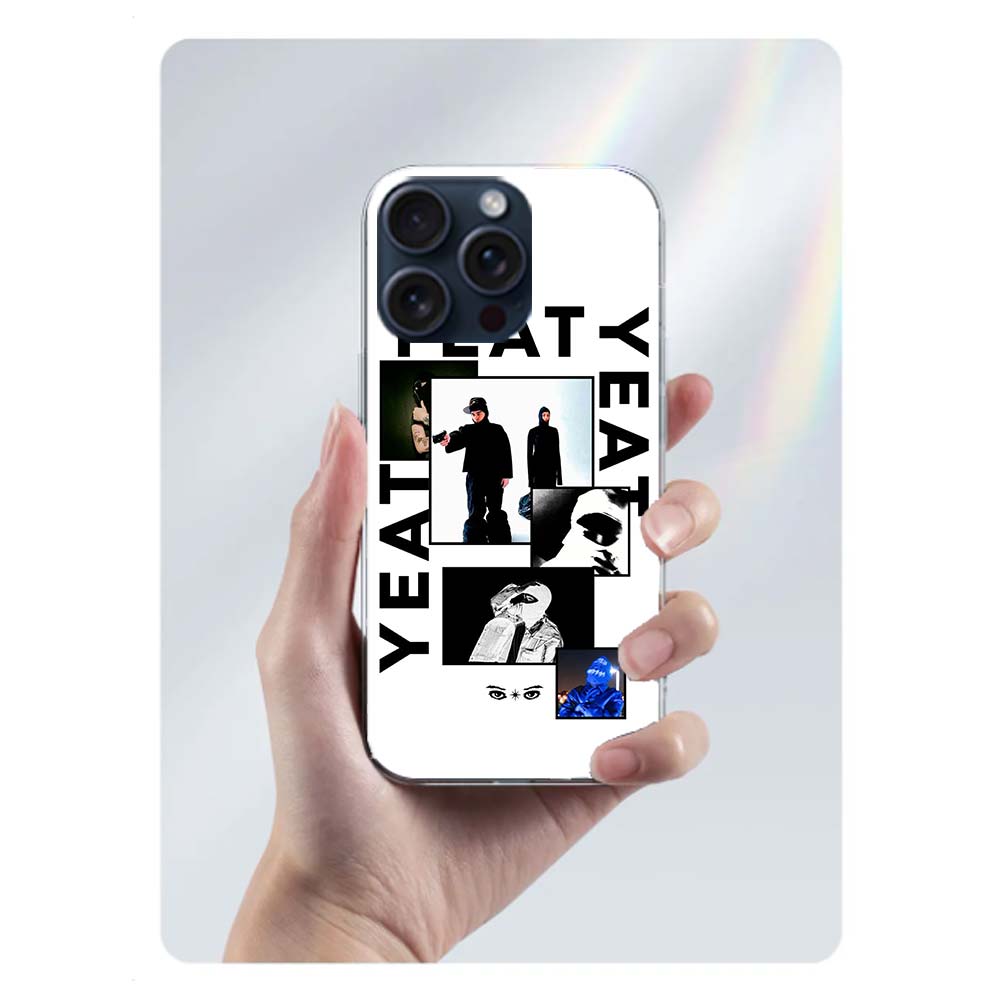 Yeat Rapper AfterLyfe Transparante Telefoonhoesje Voor Iphone 17 Air 16 Pro Max 15 Pro 14 Plus 17E 16E 11 13 12 Mini Hoesjes Fundas Cell
