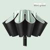 10-Bone Automatic Reverse Umbrella with Reflective Strip & Luminous Design Classic Business Advertising Gift Sunny Umbrella Logo