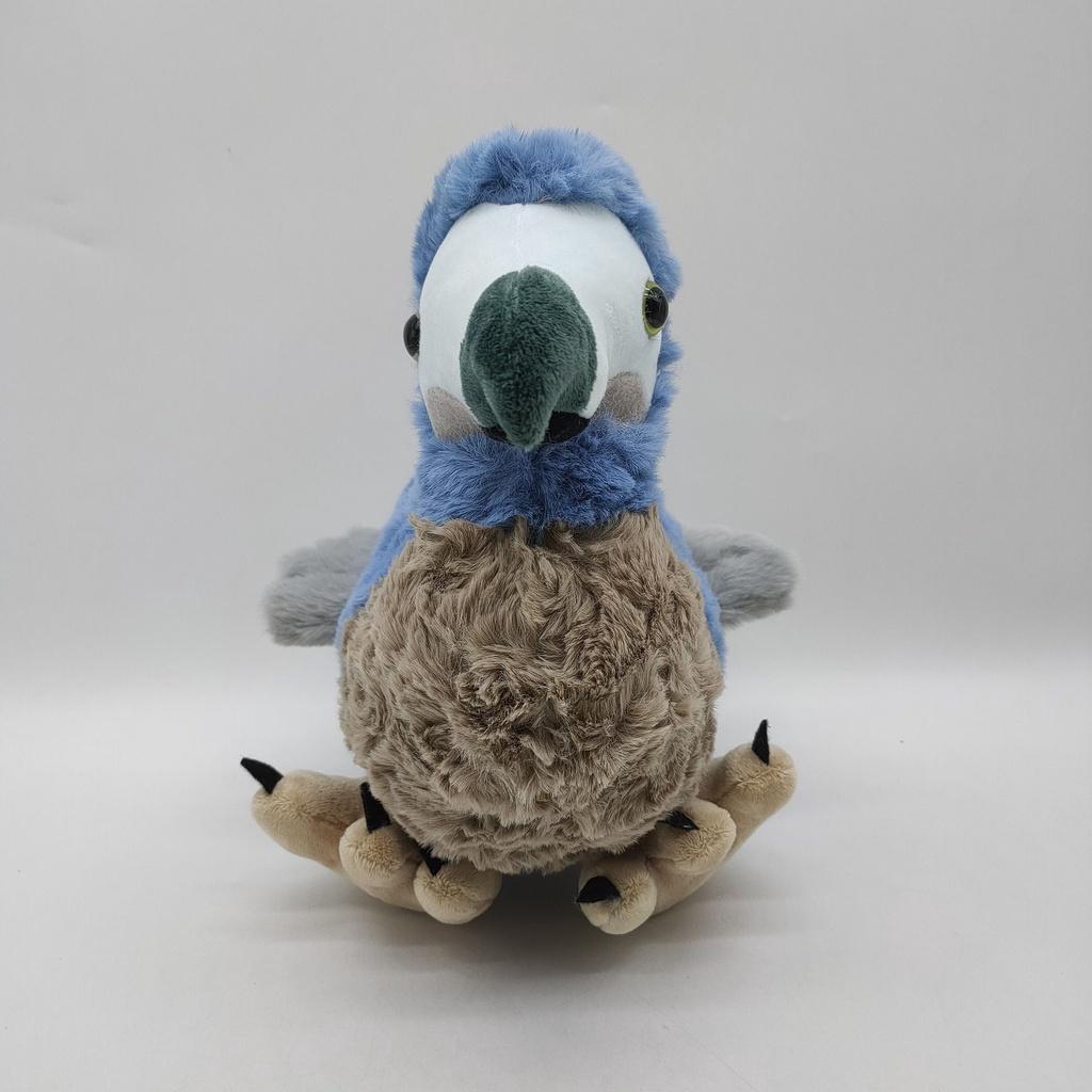 Cuddly 7.8in Dodo Plush Toy Blue Bird Soft Stuffed Animal Doll For Kids Xmas Gifts