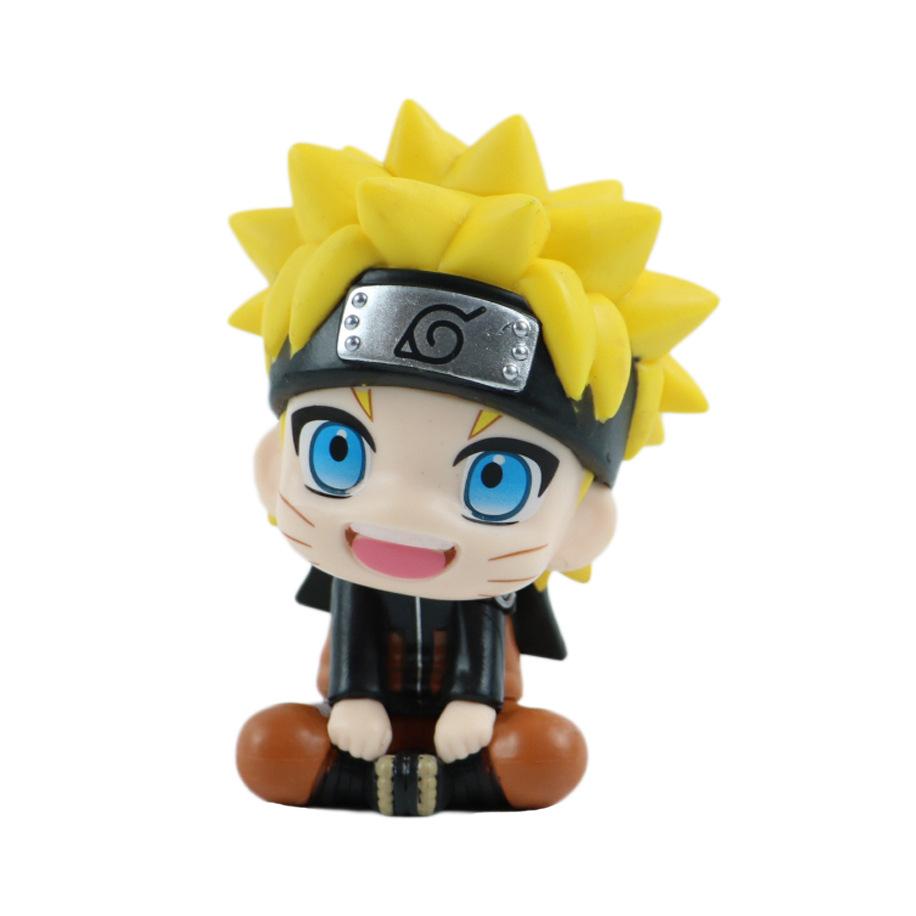 HOT Funny Naruto Anime Figure Uzumaki Naruto Kakashi Uchiha Sasuke Itachi Cute Toys Q Figurals Action Figurine Model Toy